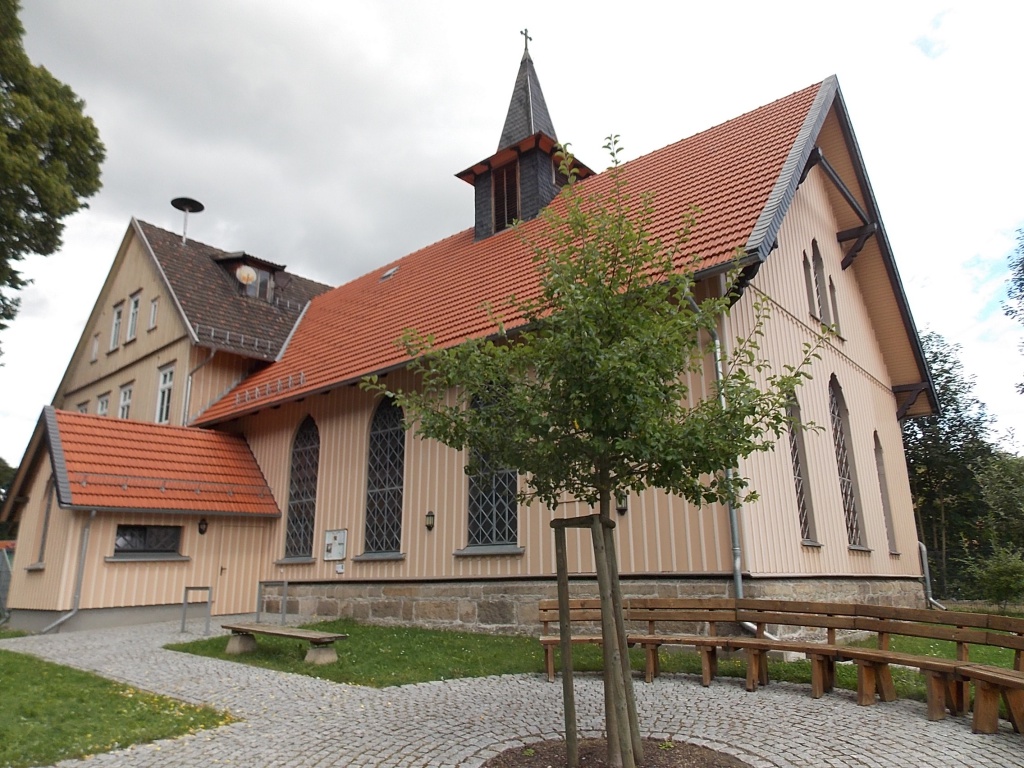 Königshütte Kirche und Schule