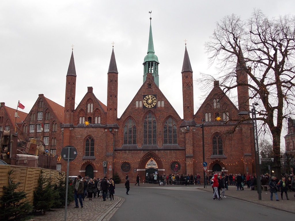 Lübeck Heiligen Geist Hospital 2018 Weihnachtsmarkt