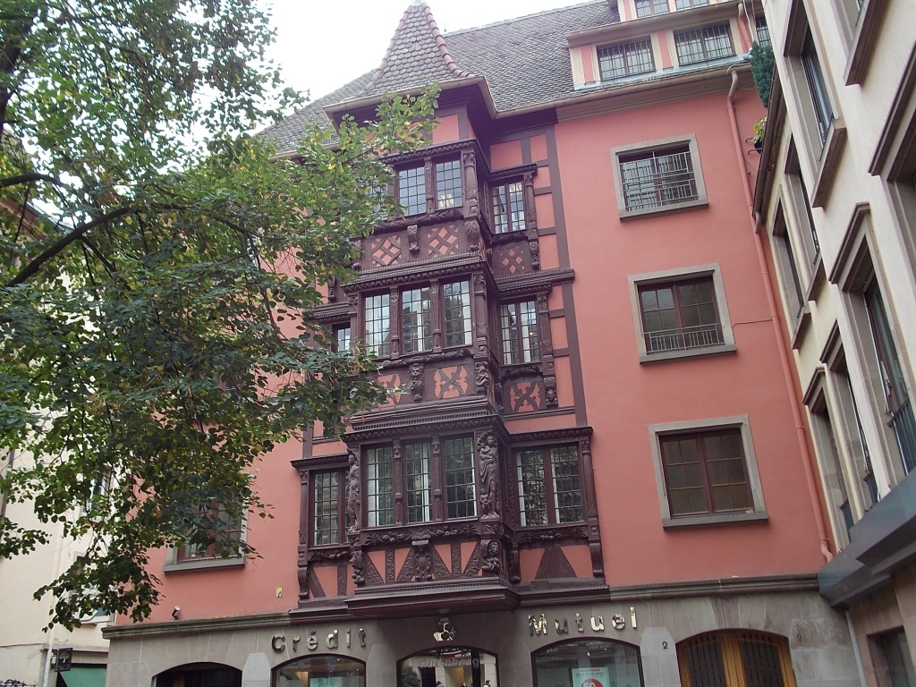 Elsass Alsace Straßburg Strasbourg Rue des Hallebardes