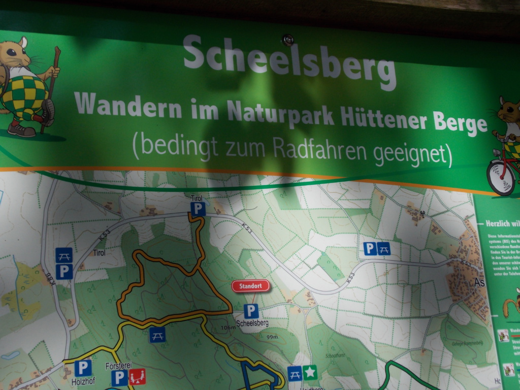 Wanderweg 7 Brekendorfer Forst Wanderkarte Scheelsberg