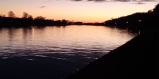 Nord-Ostsee-Kanal Sonnenuntergang
