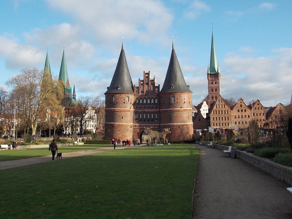 Lübeck Weihnachten 2019 Holstentor