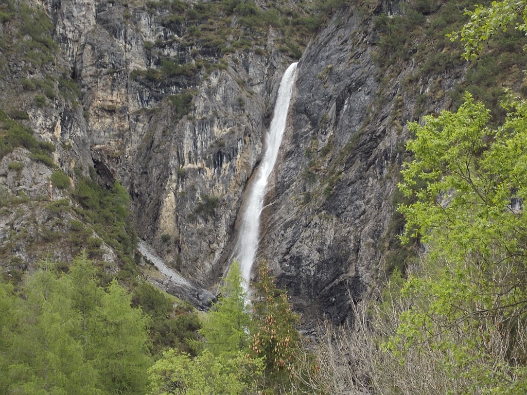 Lech Radweg Wasserfall