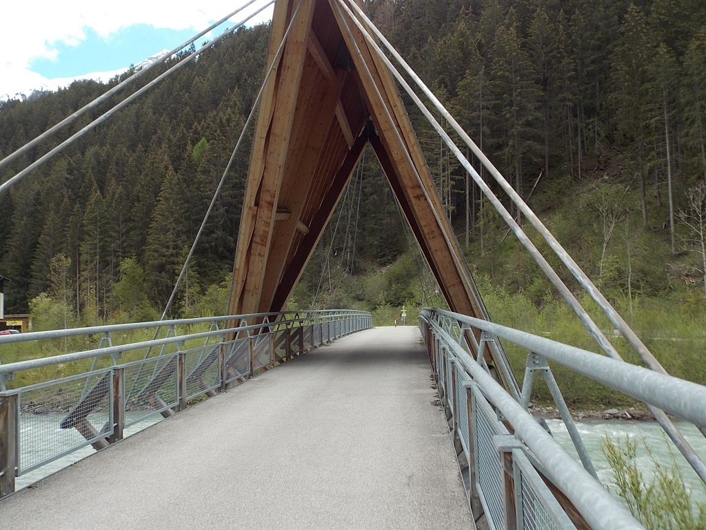 Lech Radweg Brücke Dürnau