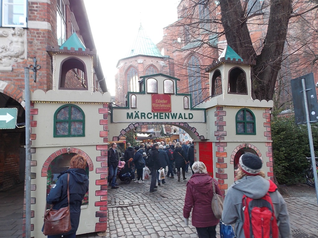 Lübeck Märchenwald Marienkirche 2018 Weihnachtsmarkt