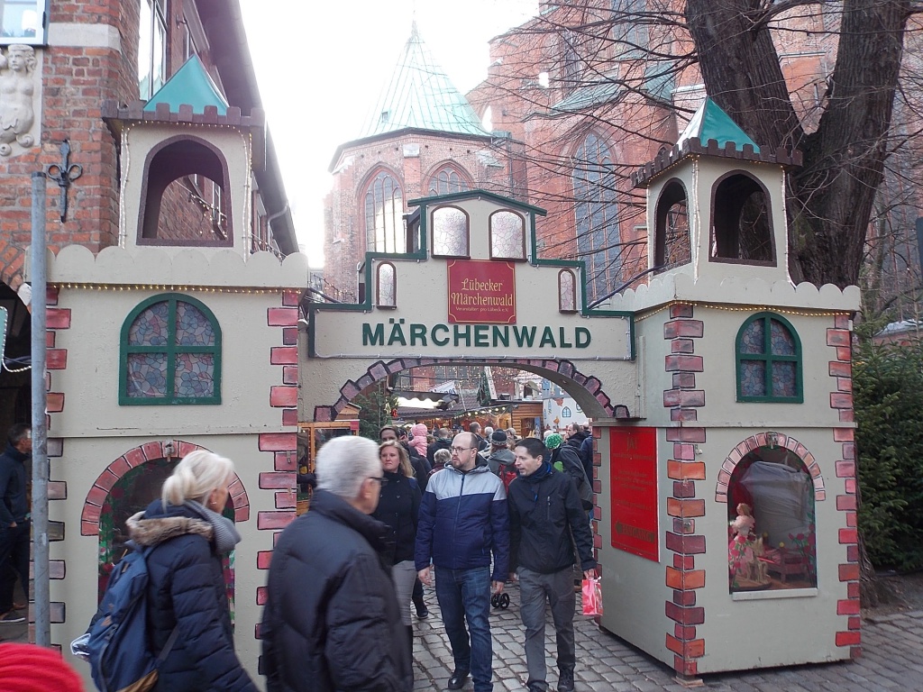 Lübeck Märchenwald Marienkirche 2018 Weihnachtsmarkt