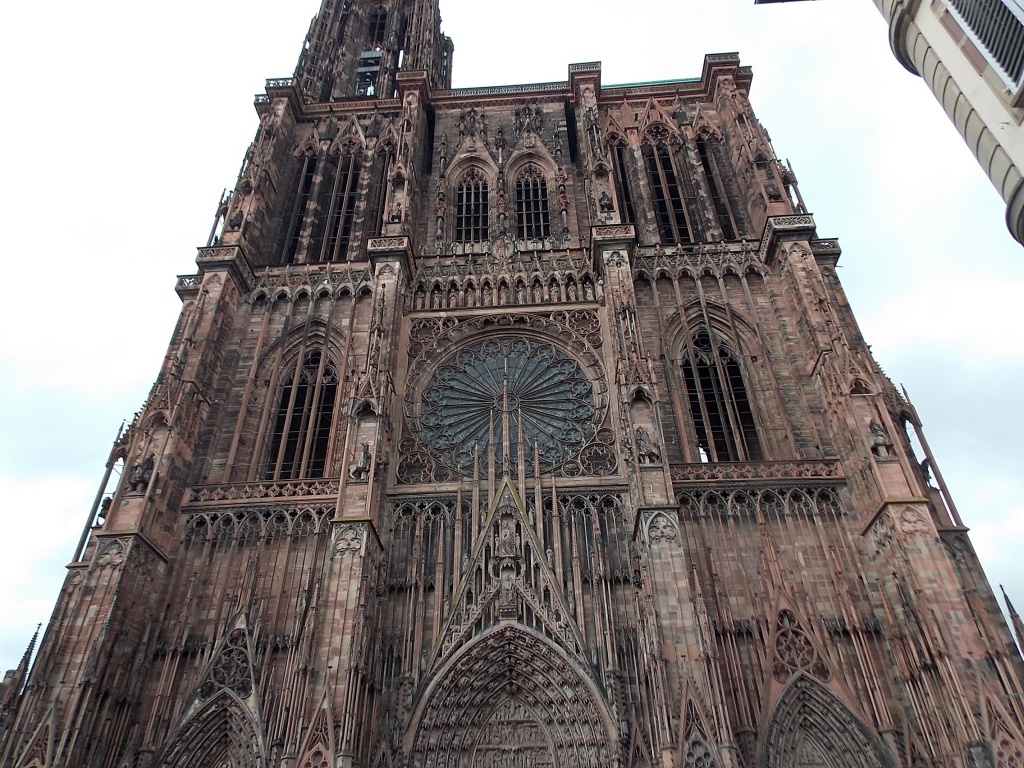 Elsass Cathédrale Notre Dame de Straßburg