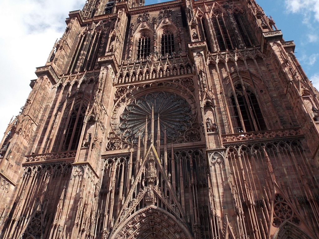 Elsass Alsace Straßburg Cathédrale Notre Dame de Strasbourg