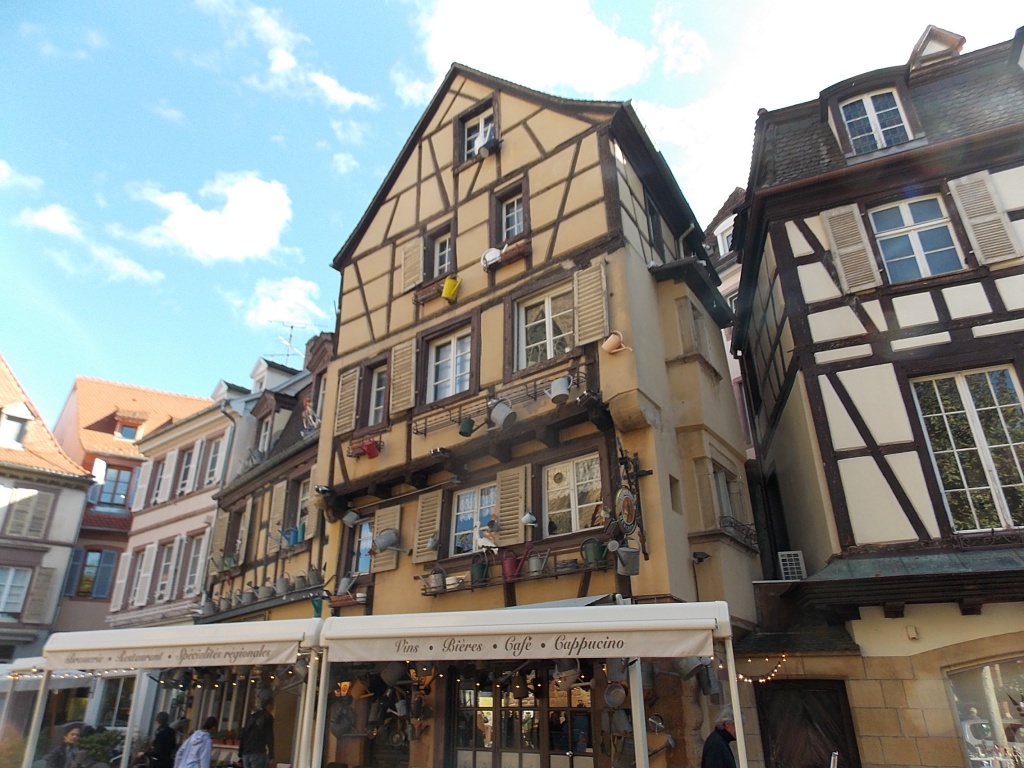 Elsass Alsace Colmar Place des Dominicains