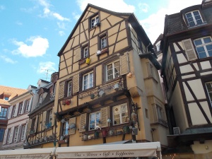 Elsass Alsace Colmar Place des Dominicains