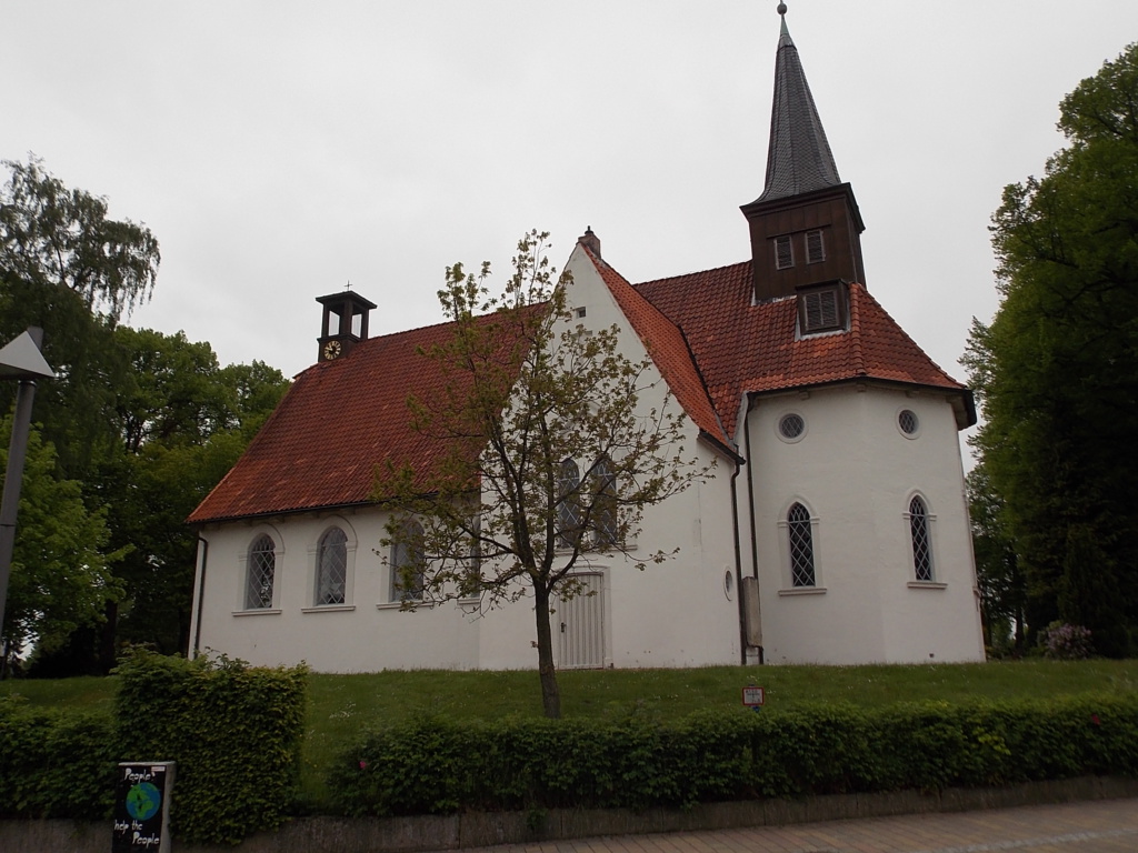 Jakobsweg via Jutlandica Camino de Santiago Matthias-Claudius-Kirche Reinfeld