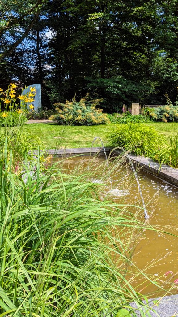 Paar-Anlage an den Wasserbrunnen