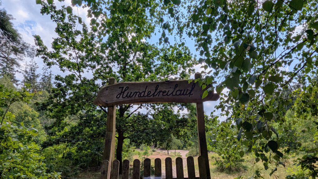 Hundewald Eingang